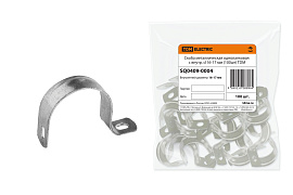 Скоба металлическая оцинкованная D-16 -17 мм  однолапковая (SQ0409-0004 TDM) Скоба металлическая оцинкованная D-16 -17 мм  однолапковая (SQ0409-0004 TDM)