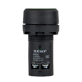 Кнопка управления SW2C-11 возвратная зеленая NO+NC sw2c-11s-g IP54 EKF Кнопка управления SW2C-11 возвратная зеленая NO+NC sw2c-11s-g IP54 EKF