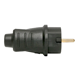 Вилка кабельная прямая каучуковая 230В, 2P+PE, 16A, IP44 EKF МАРС RPS-011-16-230-44 Вилка кабельная прямая каучуковая 230В, 2P+PE, 16A, IP44 EKF МАРС RPS-011-16-230-44