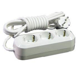 Удлинитель 5 метров 3 гнезда с заземлением (MGP134 Makel) ПВС 3х1 16А 3,5кВт Удлинитель 5 метров 3 гнезда с заземлением (MGP134 Makel) ПВС 3х1 16А 3,5кВт