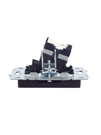 Розетка компьютерная RJ45 кат.5E РК10-БрЧ черный BR-K10-1-K02 BRITE  IEK Розетка компьютерная RJ45 кат.5E РК10-БрЧ черный BR-K10-1-K02 BRITE  IEK