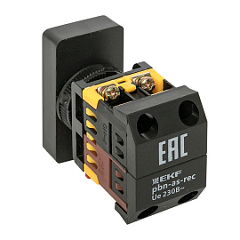 Кнопка управления AS-22N "Пуск-Стоп" прямоугольная 220В NO+NC pbn-as-rec EKF Кнопка управления AS-22N "Пуск-Стоп" прямоугольная 220В NO+NC pbn-as-rec EKF