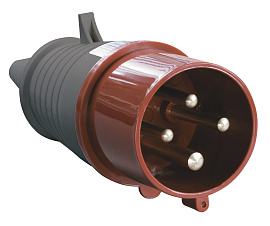 Вилка кабельная силовая 024 3Р+РЕ 32А 380В переносная IP44 (PSR02-032-4) IEK Вилка кабельная силовая 024 3Р+РЕ 32А 380В переносная IP44 (PSR02-032-4) IEK
