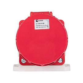 Розетка кабельная силовая стационарная наружная 135 3Р+РЕ+N 63А 380В IP67 (ps-135-63-380) EKF Розетка кабельная силовая стационарная наружная 135 3Р+РЕ+N 63А 380В IP67 (ps-135-63-380) EKF