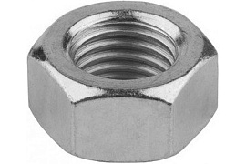 Гайка шестигранная  М 3 DIN 934 цинк (пакет 30 шт) Гайка шестигранная  М 3 DIN 934 цинк (пакет 30 шт)