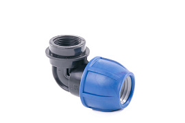 Отвод ПНД ВР 20x1/2" PN16 РосТурПласт 11535 Отвод ПНД ВР 20x1/2" PN16 РосТурПласт 11535