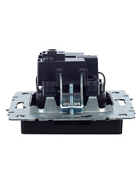 Розетка 1-местная с заземлением с защитными шторками 16А РС14-1-0-БрЧ черный BR-R14-16-K02 BRITE  IEK Розетка 1-местная с заземлением с защитными шторками 16А РС14-1-0-БрЧ черный BR-R14-16-K02 BRITE  IEK