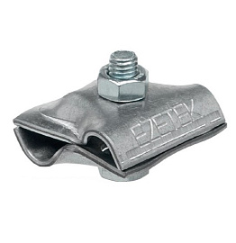 Зажим соединительный круглого проводника 8-10 мм, оцинкованный 91071 EZETEK Зажим соединительный круглого проводника 8-10 мм, оцинкованный 91071 EZETEK