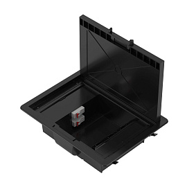 Лючок напольный 12 модулей In-liner Front черный RAL 9005 88012 DKC Лючок напольный 12 модулей In-liner Front черный RAL 9005 88012 DKC