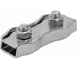 Зажим троса DUPLEX   8 мм А4 нержавеющий Зажим троса DUPLEX   8 мм А4 нержавеющий