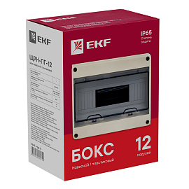 Бокс пластиковый КМПн-12 IP65 навесной ЩРН-Пг PROxima 198х254х106 pb65-n-pg-12 EKF Бокс пластиковый КМПн-12 IP65 навесной ЩРН-Пг PROxima 198х254х106 pb65-n-pg-12 EKF