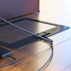 Лючок напольный 12 модулей In-liner Front черный RAL 9005 88012 DKC Лючок напольный 12 модулей In-liner Front черный RAL 9005 88012 DKC