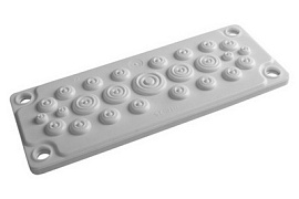 Кабельный ввод, пластик V0 UL94, IP65, +130 - 40, 25 отверстий код R5HTC25 DKC Кабельный ввод, пластик V0 UL94, IP65, +130 - 40, 25 отверстий код R5HTC25 DKC