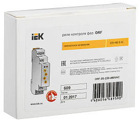 Реле фаз ORF 05. 3ф 220-460 В AC IEK ORF-05-220-460VAC IEK Реле фаз ORF 05. 3ф 220-460 В AC IEK ORF-05-220-460VAC IEK