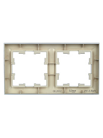 Рамка 2-я алюминий BRITE РУ-2-БрА BR-M22-K47 IEK Рамка 2-я алюминий BRITE РУ-2-БрА BR-M22-K47 IEK