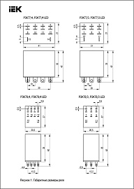 Реле РЭК78/4(MY4) с индикацией 3А 24В DC RRP20-4-03-024D-LED IEK Реле РЭК78/4(MY4) с индикацией 3А 24В DC RRP20-4-03-024D-LED IEK