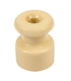 Ретро изолятор фарфоровый для наружного монтажа витой электропроводки D18,5х24мм слоновая кость GE70025-02 ТМ МЕЗОНИНЪ Ретро изолятор фарфоровый для наружного монтажа витой электропроводки D18,5х24мм слоновая кость GE70025-02 ТМ МЕЗОНИНЪ