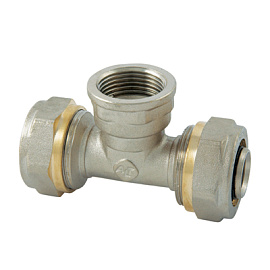 Фитинг обжимной тройник с переходом на ВР 3/4"x26 Altstream 002040307 Фитинг обжимной тройник с переходом на ВР 3/4"x26 Altstream 002040307
