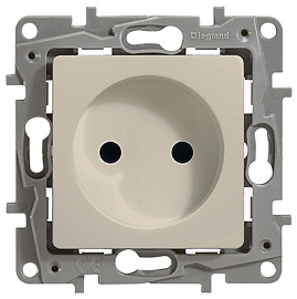 Розетка 2К со шторками - немецкий стандарт - винтовые зажимы - 16 А - 250 В~ - Etika - слоновая кость 672334 Legrand Розетка 2К со шторками - немецкий стандарт - винтовые зажимы - 16 А - 250 В~ - Etika - слоновая кость 672334 Legrand