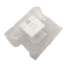 Розетка RJ45 кат. 5e, 2 модуля EKF Розетка RJ45 кат. 5e, 2 модуля EKF