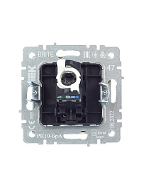 Розетка компьютерная RJ45 кат.5E алюминий мех-м BRITE РК10-БрА BR-K10-1-K47 IEK Розетка компьютерная RJ45 кат.5E алюминий мех-м BRITE РК10-БрА BR-K10-1-K47 IEK