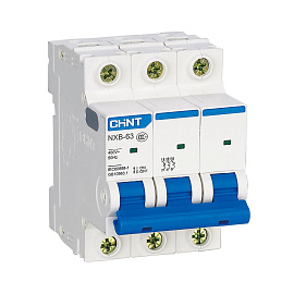 Выключатель автоматический 32А 3П трехполюсный характеристика C (R) 6кА NXB-63 814173 CHINT Выключатель автоматический 32А 3П трехполюсный характеристика C (R) 6кА NXB-63 814173 CHINT