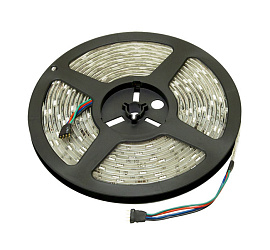 Лента светодиодная PLS 7,2Вт/м SMD 5050 30LED/м  RGB 12В IP65 5м .327637 JazzWay Лента светодиодная PLS 7,2Вт/м SMD 5050 30LED/м  RGB 12В IP65 5м .327637 JazzWay