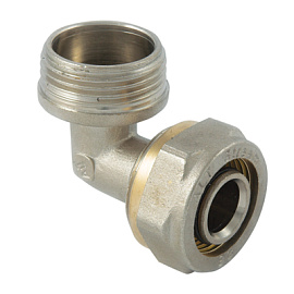 Фитинг обжимной угольник с переходом на НР 1/2"x16 Altstream 002030601 Фитинг обжимной угольник с переходом на НР 1/2"x16 Altstream 002030601
