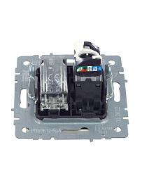 Розетка ТВ+комп. TV+RJ45 кат.5E алюминий мех-м BRITE РТВ/РК12-БрА BR-AK20-1-K47 IEK Розетка ТВ+комп. TV+RJ45 кат.5E алюминий мех-м BRITE РТВ/РК12-БрА BR-AK20-1-K47 IEK