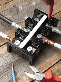 Клеммный терминал TC-2003 до 95 мм2 200A EKF Клеммный терминал TC-2003 до 95 мм2 200A EKF