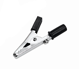 Зажим "Крокодил" 5А 55мм FD-1706 Rexant (черный) Зажим "Крокодил" 5А 55мм FD-1706 Rexant (черный)