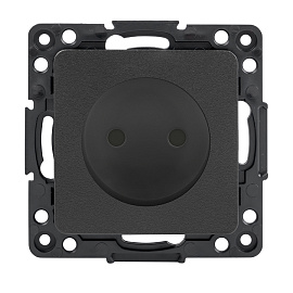 Розетка одинарная Стокгольм скрытой установки без заземления со шторками 10А механизм черный EZR10-022-10 EKF PROxima Розетка одинарная Стокгольм скрытой установки без заземления со шторками 10А механизм черный EZR10-022-10 EKF PROxima