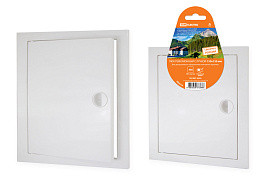 Люк ревизионный пластиковый 150х150 с ручкой белый SQ1807-0420  TDM Люк ревизионный пластиковый 150х150 с ручкой белый SQ1807-0420  TDM