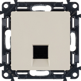 Розетка RJ45 компьютерная Valena LIFE скрытой установки cat.5е UTP с лицевой панелью слоновая кость 753540 Legrand Розетка RJ45 компьютерная Valena LIFE скрытой установки cat.5е UTP с лицевой панелью слоновая кость 753540 Legrand