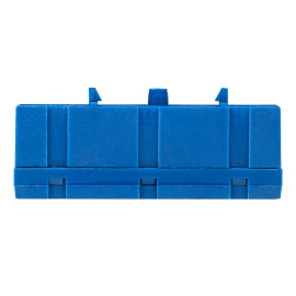 Шина "0" N (6х9мм) 10 отверстий латунь синий изолированный корпус на DIN-рейку EKF PROxima Шина "0" N (6х9мм) 10 отверстий латунь синий изолированный корпус на DIN-рейку EKF PROxima