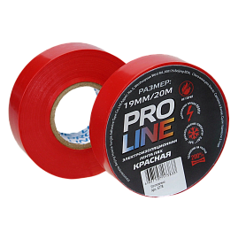 Изолента ПВХ красная  19мм 20м   6778 Pro-Line Изолента ПВХ красная  19мм 20м   6778 Pro-Line
