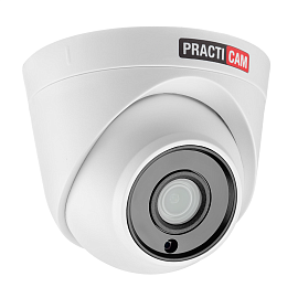 Камера видеонаблюдения (видеокамера наблюдения) аналоговая купольная для помещений MHD 2Мп ИК 30 м PRACTICAM PT-MHD1080P-C-IR Камера видеонаблюдения (видеокамера наблюдения) аналоговая купольная для помещений MHD 2Мп ИК 30 м PRACTICAM PT-MHD1080P-C-IR