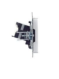 Розетка компьютерная RJ45 кат.5E алюминий мех-м BRITE РК10-БрА BR-K10-1-K47 IEK Розетка компьютерная RJ45 кат.5E алюминий мех-м BRITE РК10-БрА BR-K10-1-K47 IEK