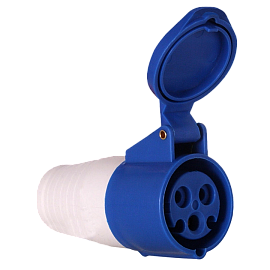 Розетка кабельная силовая переносная 223 2Р+РЕ 32А 220В IP44 ps-223-32-220 EKF PROxima Розетка кабельная силовая переносная 223 2Р+РЕ 32А 220В IP44 ps-223-32-220 EKF PROxima