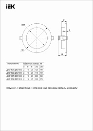 Светильник светодиодный ДВО встраиваемый LED 12Вт 1605 4000К IP20 белый круг170*10 LDVO0-1605-1-12-K01 (К02) IEK Светильник светодиодный ДВО встраиваемый LED 12Вт 1605 4000К IP20 белый круг170*10 LDVO0-1605-1-12-K01 (К02) IEK