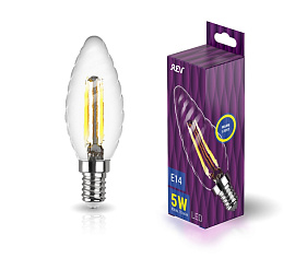 Лампа светодиодная 5 Вт E14 TC37 2700К 515Лм прозрачная 230В свеча витая филаментная DECO Premium 32430 0 REV Лампа светодиодная 5 Вт E14 TC37 2700К 515Лм прозрачная 230В свеча витая филаментная DECO Premium 32430 0 REV