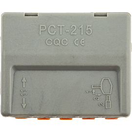 Клемма рычажковая, СМК 222-415, 0.08-4мм², серая, 20 шт., 26747 8, duwi Клемма рычажковая, СМК 222-415, 0.08-4мм², серая, 20 шт., 26747 8, duwi