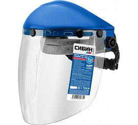 Щиток защитный лицевой с экраном из поликарбоната СИБИН 200х400 мм 11089_z01 Щиток защитный лицевой с экраном из поликарбоната СИБИН 200х400 мм 11089_z01