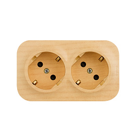 Блок розеточный Quteo 2 x 2К+З со шторками 16A - 250В~ IP20 дерево 782287 Legrand Блок розеточный Quteo 2 x 2К+З со шторками 16A - 250В~ IP20 дерево 782287 Legrand