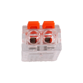 Клемма СМК 2 проводника 0,2-4 мм.кв 221-482 с рычагом, прозрачная NVO303020100004 Turmalion Клемма СМК 2 проводника 0,2-4 мм.кв 221-482 с рычагом, прозрачная NVO303020100004 Turmalion