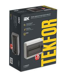 Бокс пластиковый КМПн-24 IP65 навесной TEKFOR черн. прозр. дверь 410х300х153 TF5-KP72-N-24-65-K03-K02 /уп.1шт/ IEK Бокс пластиковый КМПн-24 IP65 навесной TEKFOR черн. прозр. дверь 410х300х153 TF5-KP72-N-24-65-K03-K02 /уп.1шт/ IEK