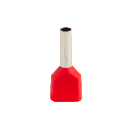 Наконечник НШВИ(2)  1.0-8 штыревой втулочный изолированный двойной (уп 50шт) EKF nhvi2-1.0-8 /10 уп/ Наконечник НШВИ(2)  1.0-8 штыревой втулочный изолированный двойной (уп 50шт) EKF nhvi2-1.0-8 /10 уп/