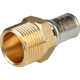 Пресс-фитинг муфта с переходом на НР 3/4"x16 STOUT SFP-0001-003416 Пресс-фитинг муфта с переходом на НР 3/4"x16 STOUT SFP-0001-003416