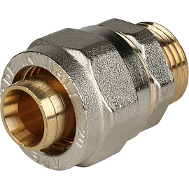Фитинг обжимной с переходом на наружную резьбу 1/2"х20 SFS-0001-001220 STOUT Фитинг обжимной с переходом на наружную резьбу 1/2"х20 SFS-0001-001220 STOUT
