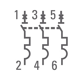 Выключатель автоматический 10А 3П трехполюсный C 4,5kA тип AC ВА47-63 PROxima mcb4763-3-10C-pro EKF Выключатель автоматический 10А 3П трехполюсный C 4,5kA тип AC ВА47-63 PROxima mcb4763-3-10C-pro EKF